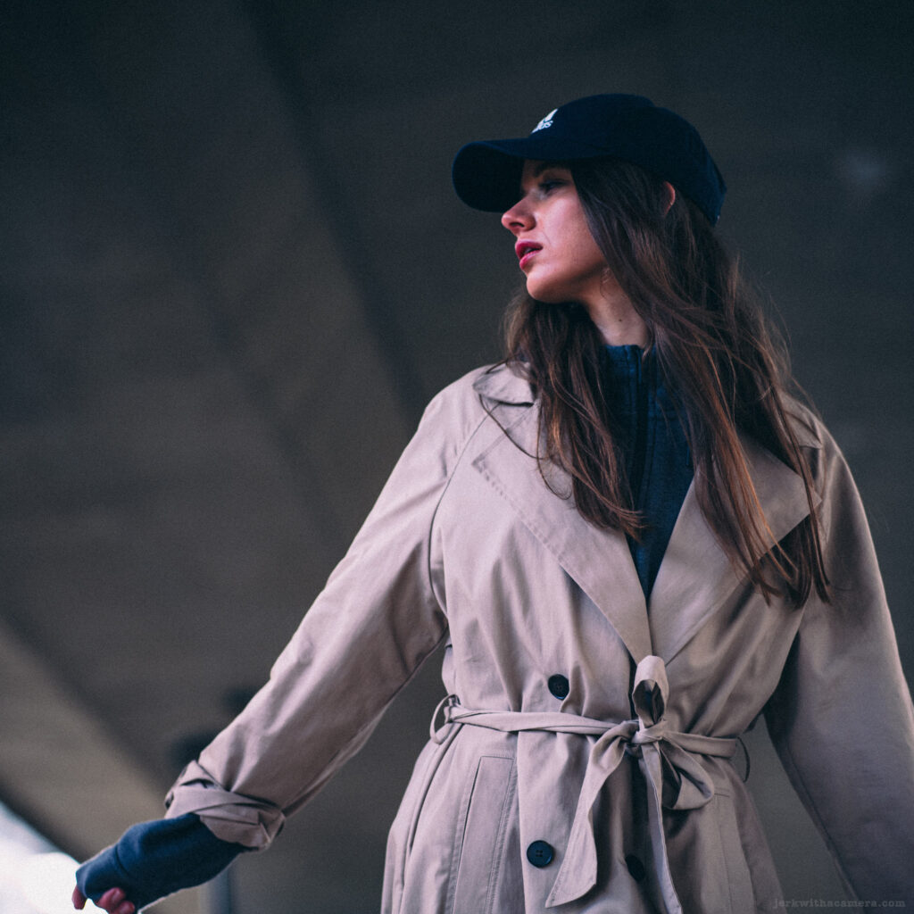 Fashion session with Model in baseball hat